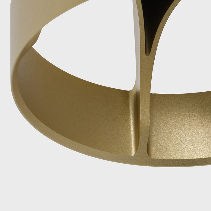 Loop Single Pendant in Gold + Sphere IV - Sweatfully