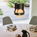 Loop Single Pendant in Dark Grey + Sphere IV - Sweatfully