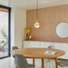 Loop Single Pendant in Gold + Sphere IV - Sweatfully