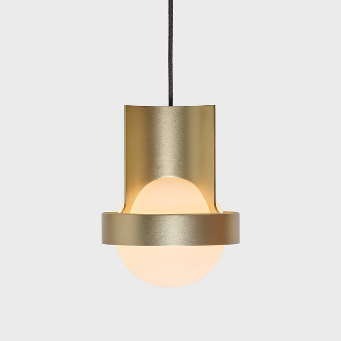Loop Single Pendant in Gold + Sphere IV - Sweatfully
