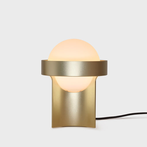 Loop Table Lamp in Gold + Sphere IV - Sweatfully