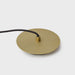 Loop Single Pendant in Gold + Sphere IV - Sweatfully