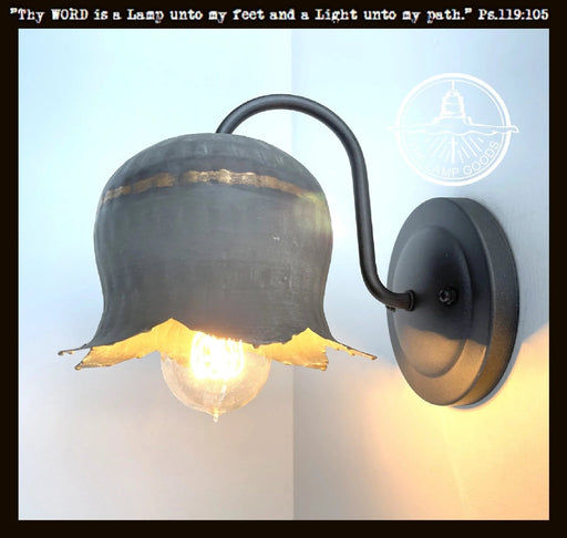 Lotus Farmhouse Wall Sconce Light - Sweatfully