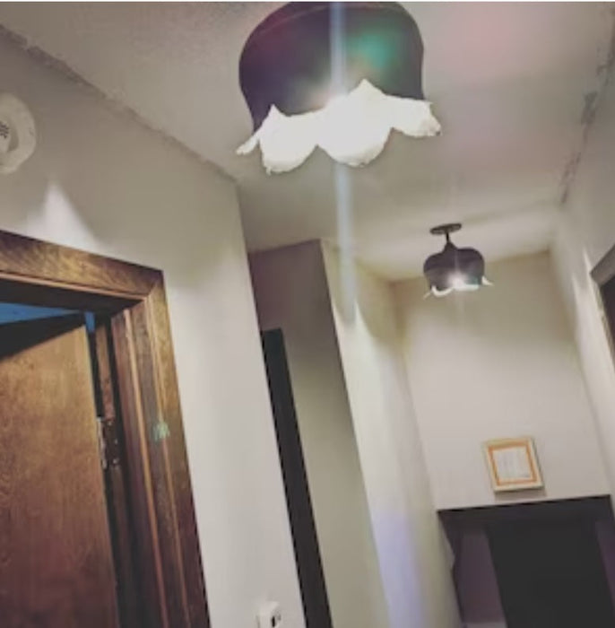Lotus Galvanized Ceiling Light - Sweatfully