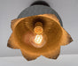 Lotus Galvanized Ceiling Light - Sweatfully