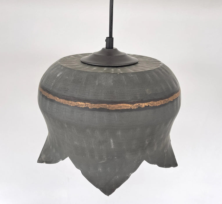 Lotus Handcrafted Metal Drum Chandelier - Sweatfully