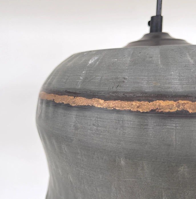Lotus Handcrafted Metal Drum Chandelier - Sweatfully