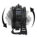 XPOWER M-25B Cordless Rechargeable Axial Air Mover with Ozone Generator - Sweatfully
