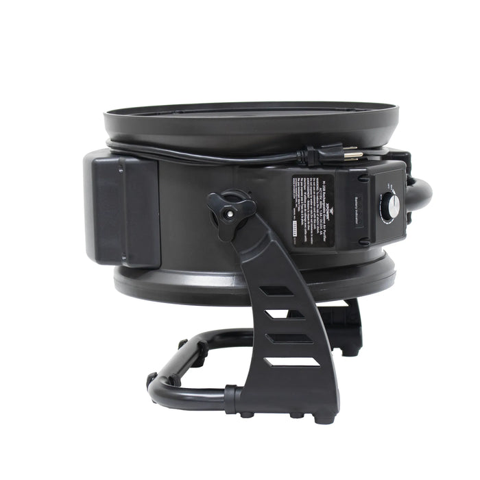 XPOWER M-25B Cordless Rechargeable Axial Air Mover with Ozone Generator - Sweatfully
