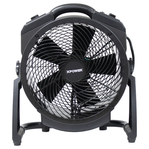 XPOWER M-25B Cordless Rechargeable Axial Air Mover with Ozone Generator - Sweatfully