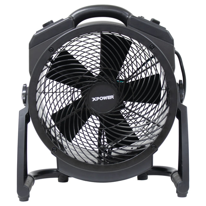 XPOWER M-25B Cordless Rechargeable Axial Air Mover with Ozone Generator - Sweatfully