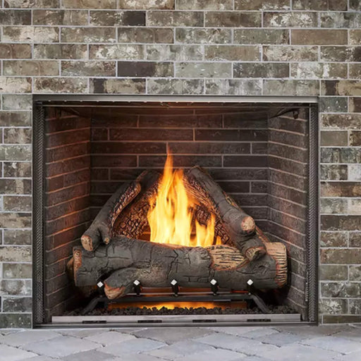 Majestic Traditional Stacked Brick Courtyard Outdoor Gas Fireplace [ODCOUG-36/42SSL] (SAK95813) - Sweatfully