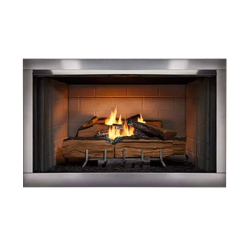 Majestic Vesper 42" Traditional Concrete Refractory Outdoor Gas Fireplace [VOFB42-T] (SAK61435) - Sweatfully