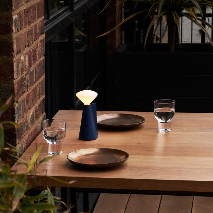 Mantle Portable Lamp in Cobalt Blue - Sweatfully