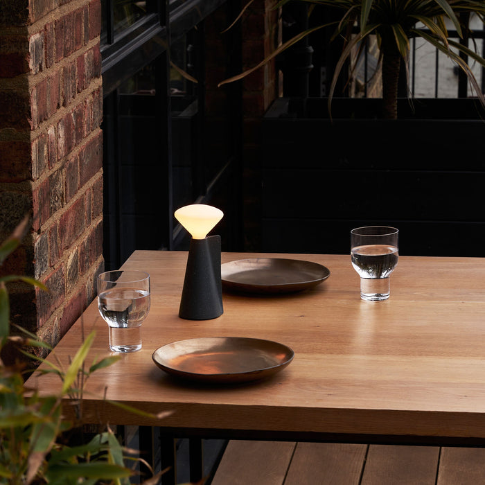 Mantle Portable Lamp in Granite Black - Sweatfully