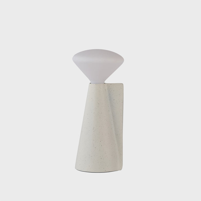 Mantle Portable Lamp in Stone White - Sweatfully