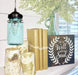 Vintage BLUE Mason Jar PENDANT Light - Sweatfully
