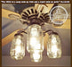 Mason Jar Ceiling Fan Light Kit - Sweatfully