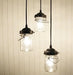 Vintage Pint Mason Jar Chandelier Pendant Trio - Sweatfully