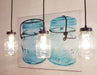 Mason Jar TRACK LIGHTING Pendant SINGLE New Quart - Sweatfully