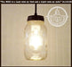 Mason Jar Pendant Light NEW Quart - Sweatfully