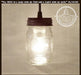 Mason Jar Pendant Light - Pint - Sweatfully
