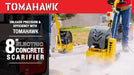 Electric 8” Concrete Scarifier Planer Grinder for Sidewalk Trip Hazard Repair, Traffic Line Removal - Sweatfully