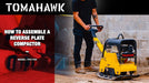 6.5 HP Honda Reverse Hydraulic Plate Compactor for Asphalt, Aggregate, Cohesive Soil Compaction - Sweatfully