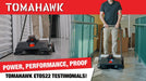 22" Battery Powered Push Sweeper With Double Brush System 18V Lithium-Ion - Sweatfully