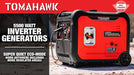5500 Watt Inverter Generator Super Quiet Portable Gas Power Professional Use - Sweatfully