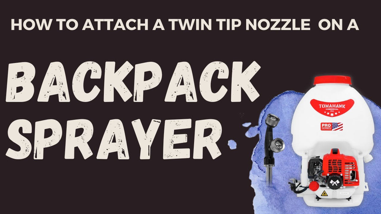 Twin Tip Nozzle for TPS25 Backpack Sprayer - Sweatfully