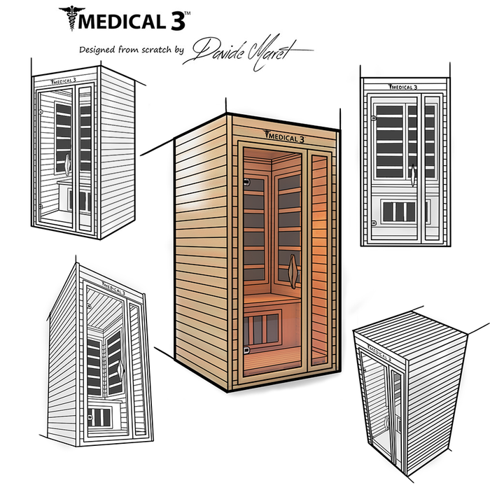 Personal Home Infrared Full Spectrum Sauna | Medical 3™ - Sweatfully