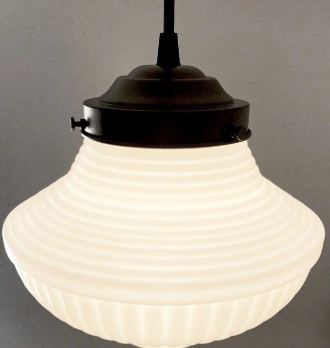 Traditional Schoolhouse Pendant Light - Sweatfully