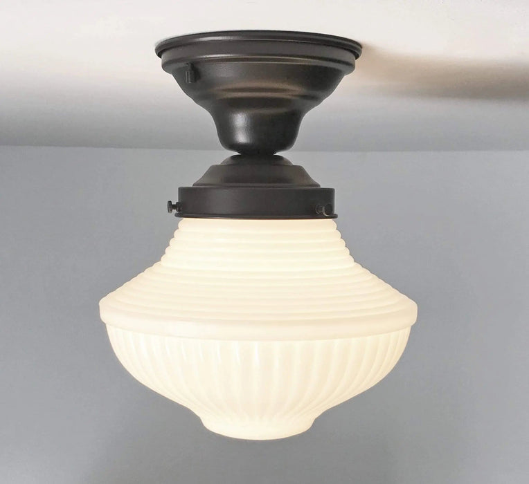 Traditional Schoolhouse CEILING LIGHT Fixture - Sweatfully