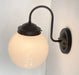 Large Modern Globe Wall Sconce - Sweatfully