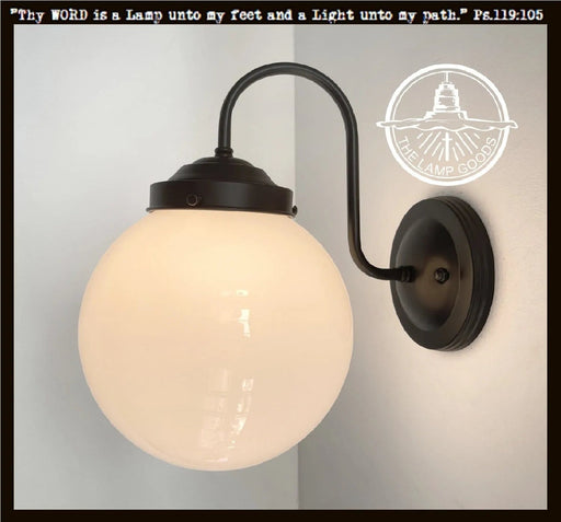 Large Modern Globe Wall Sconce - Sweatfully