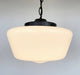 Large Antique Schoolhouse Pendant Light - Sweatfully