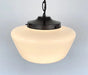 Large Antique Schoolhouse Pendant Light - Sweatfully