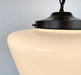 Large Antique Schoolhouse Pendant Light - Sweatfully