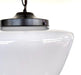 Large Antique Schoolhouse Pendant Light - Sweatfully