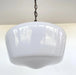 Large Antique Schoolhouse Pendant Light - Sweatfully