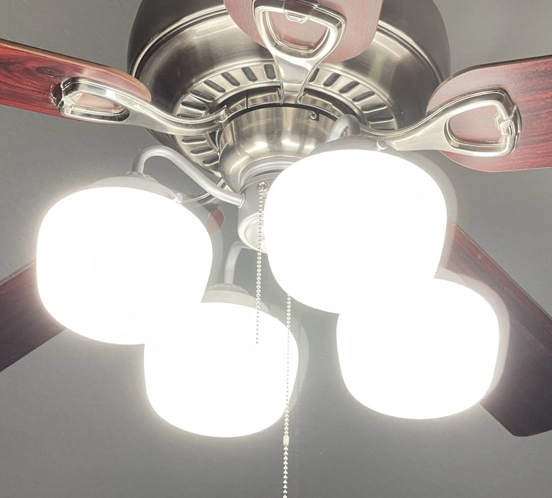 Schoolhouse Milk Glass Ceiling Fan LIGHT KIT - Sweatfully