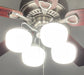 Schoolhouse Milk Glass Ceiling Fan LIGHT KIT - Sweatfully