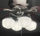 Schoolhouse Milk Glass Ceiling Fan LIGHT KIT - Sweatfully