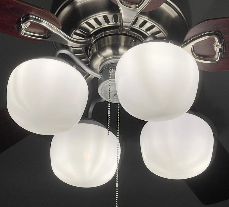 Schoolhouse Milk Glass Ceiling Fan LIGHT KIT - Sweatfully