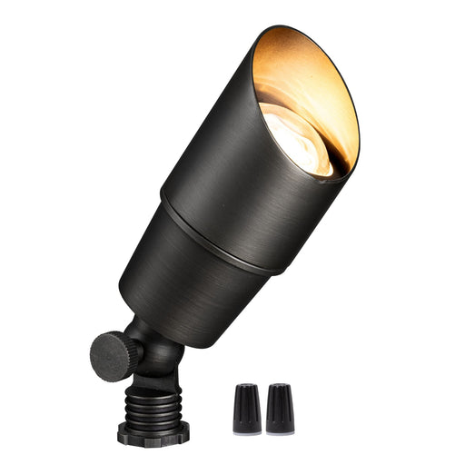 Gardenreet Small Solid Brass Landscape Spotlight - Bronze/Black/Copper (2101) - Sweatfully
