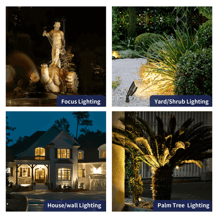 Gardenreet Small Solid Brass Landscape Spotlight - Bronze/Black/Copper (2101) - Sweatfully