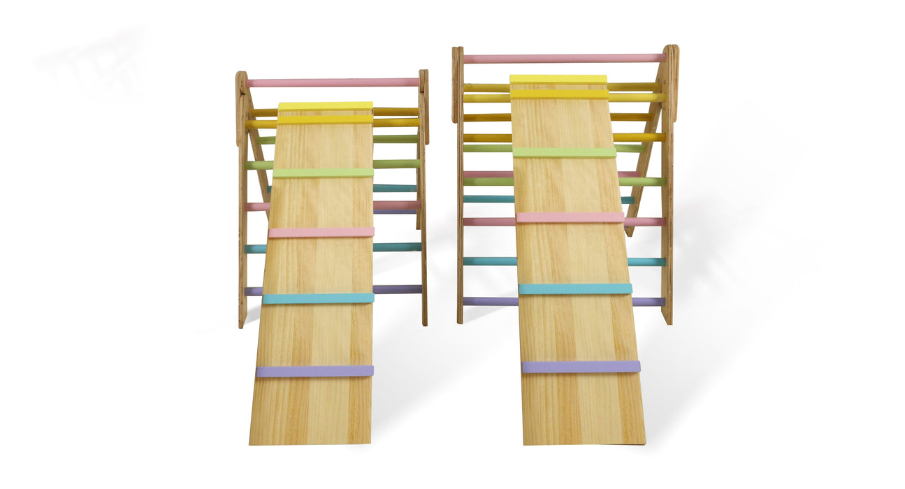 Olive- Pikler Triangle Ladder and Climber Slide - Multiple Sizes - Sweatfully