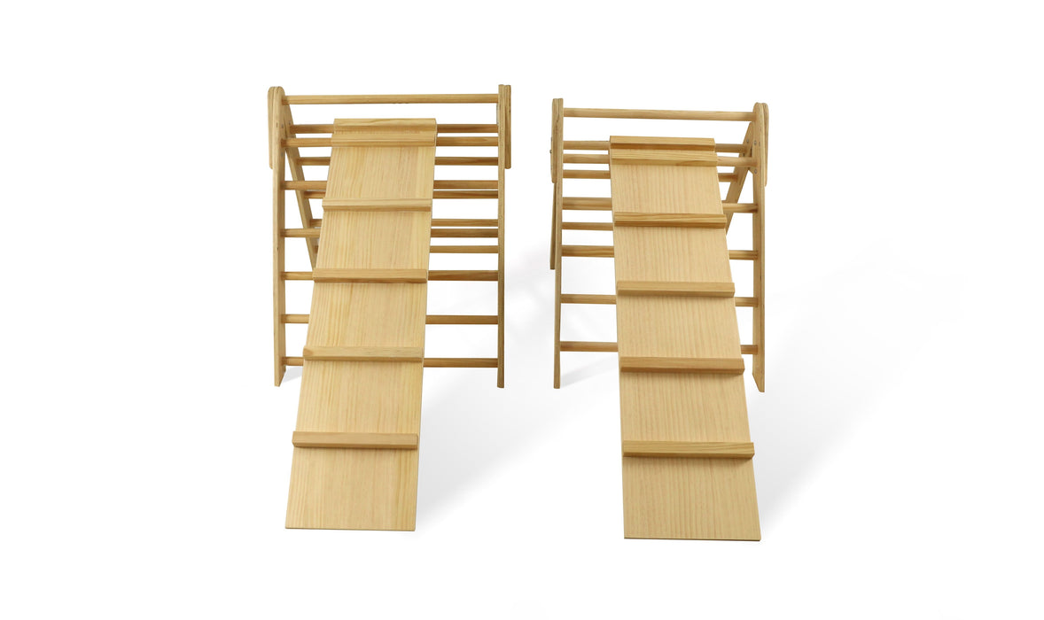 Olive- Pikler Triangle Ladder and Climber Slide - Multiple Sizes - Sweatfully