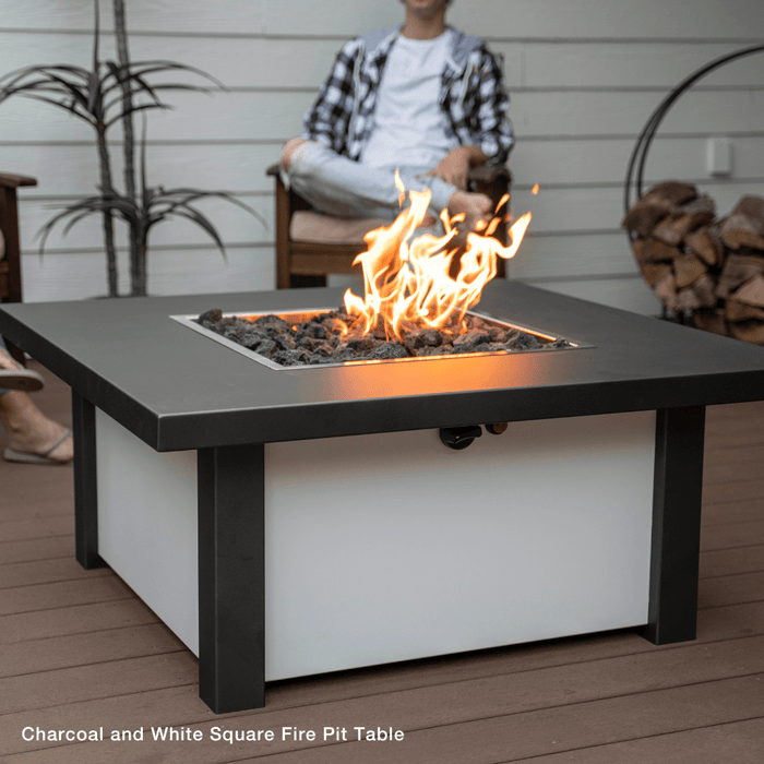 Modern Blaze 42-Inch Square Fire Pit Table (SAFTS4624ST) - Sweatfully